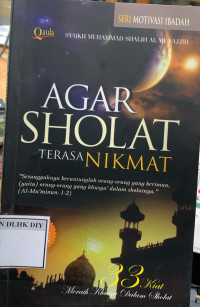 Image of AGAR SHOLAT TERASA NIKMAT