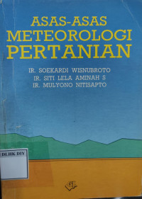 Image of ASAS-ASAS METEOROLOGI PERTANIAN