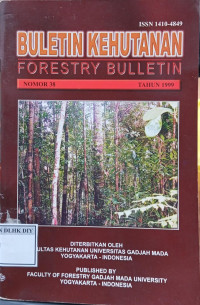 Image of BULETIN KEHUTANAN FORESTRY BULLETIN