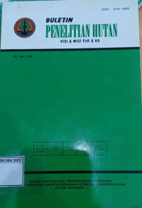 Image of BULETIN PENELITIAN HUTAN VISI & MISI P3H & KA