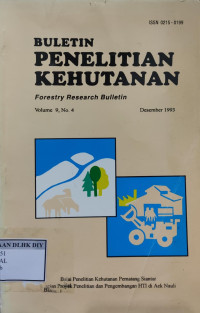 Image of BULETIN PENELITIAN KEHUTANAN