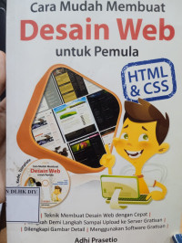 Image of Cara Mudah Mendesain Web Untuk Pemula