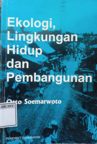 Image of Ekologi, Lingkungan Hidup dan Pembangunan