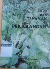 Image of GIZI DAN TANAMAN DI PEKARANGAN