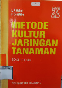 Image of METODE KULTUR JARINGAN TANAMAN