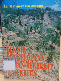 Image of TEKNIK PENGELOLAAN LAHAN BERBUKIT DAN KRITIS