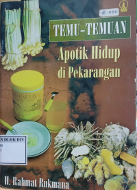 Image of TEMU-TEMUAN APOTIK HIDUP DI PEKARANGAN