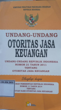 Image of UNDANG-UNDANG OTORITAS JASA KEUANGAN