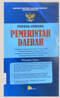 Image of UNDANG-UNDANG PEMERINTAHAN DAERAH